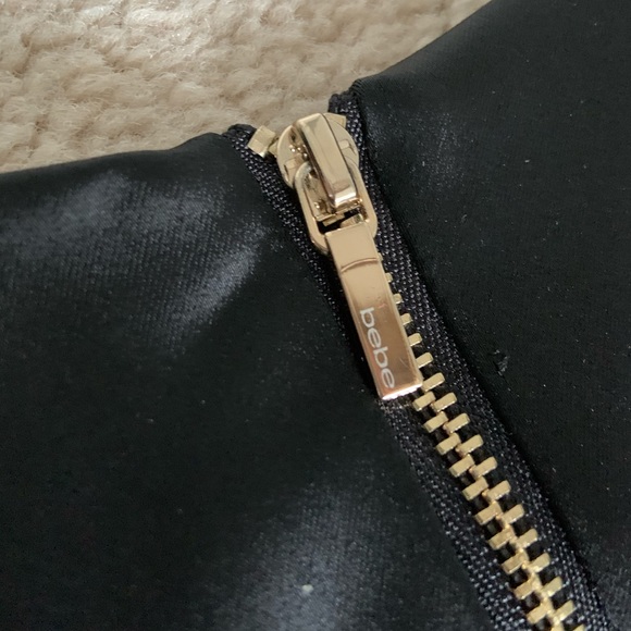 Bebe Short Cocktail Dress - Black & Lace - Picture 8 of 10